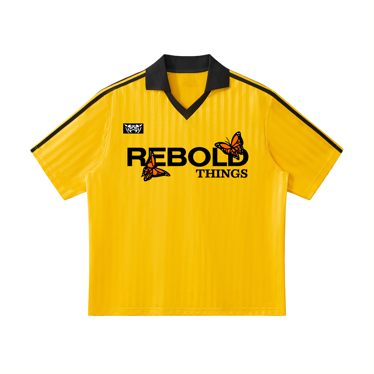 Striped Soccer Jersey - Butterfly Vibes