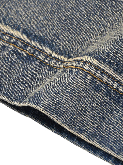 Vintage Wash Baggy Denim Shorts - Third Vision