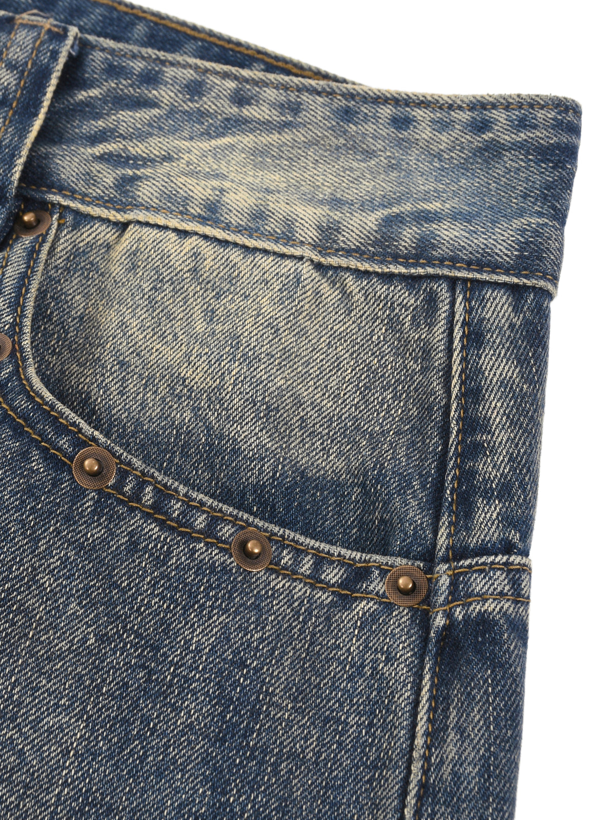 Vintage Wash Baggy Denim Shorts - Third Vision