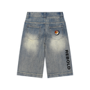 Denim,Cotton,baggy,streetwear,unisex,urban,eye,kitsune
