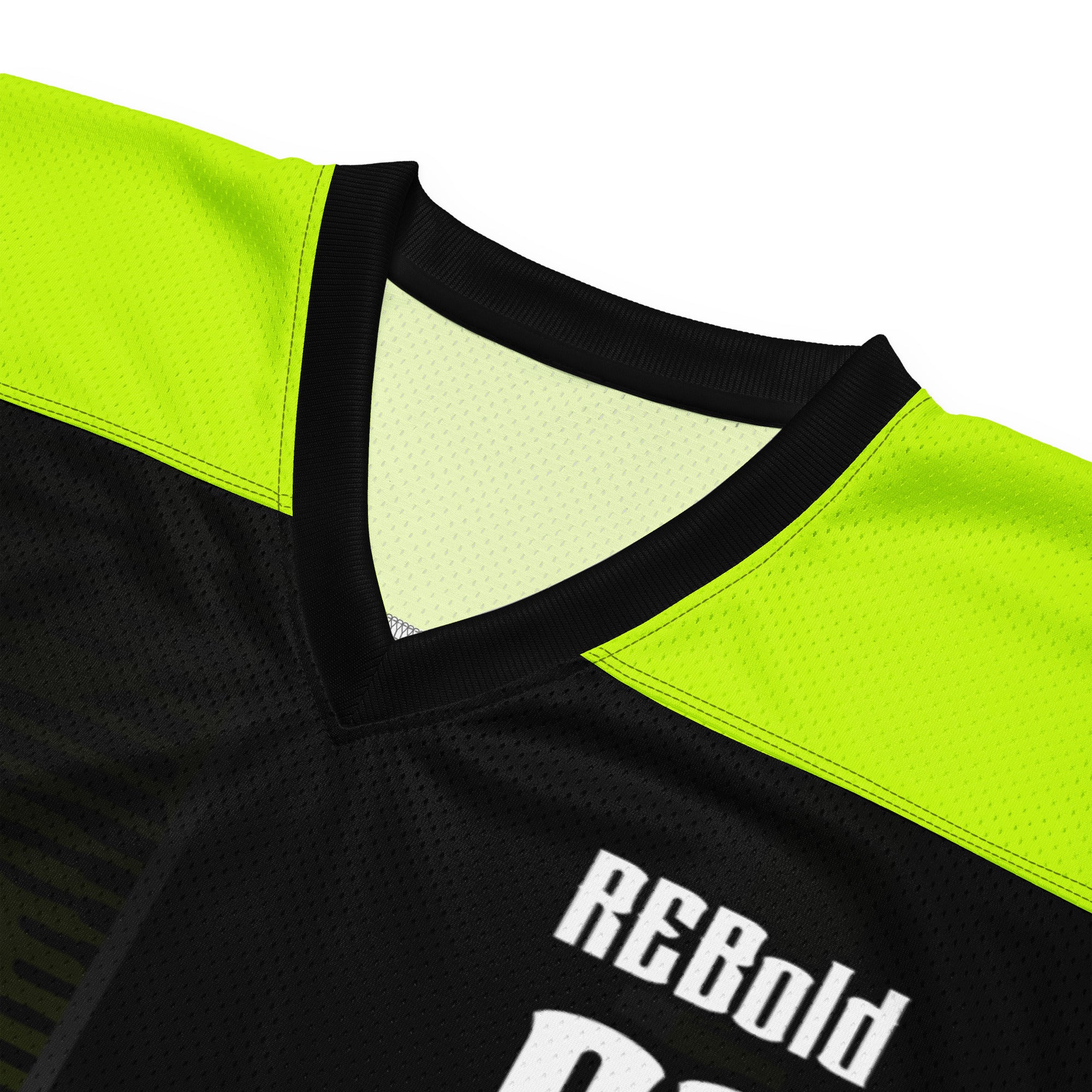 American football jersey - Black & Lime