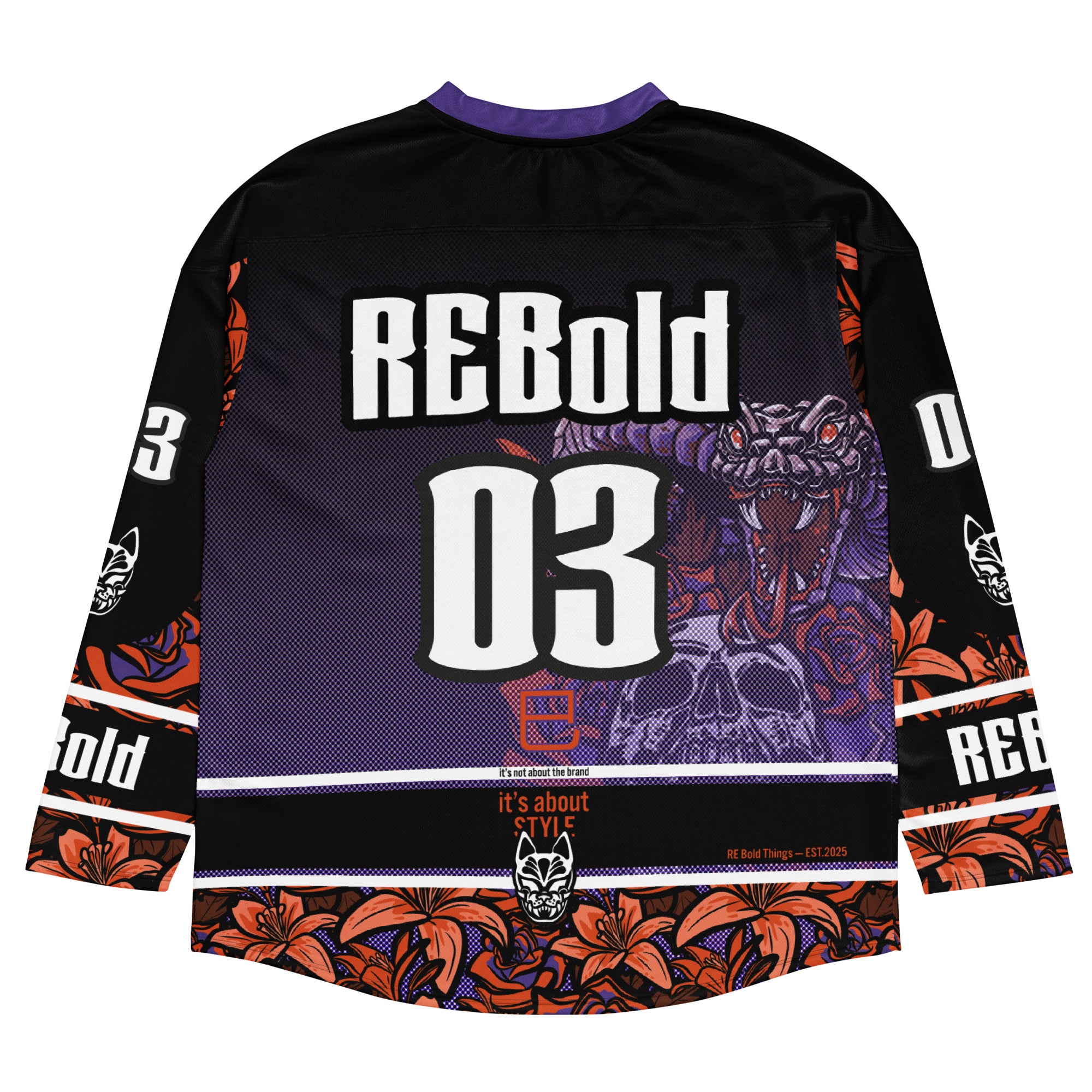 Recycled Hockey Fan Jersey - Venomous Vibes