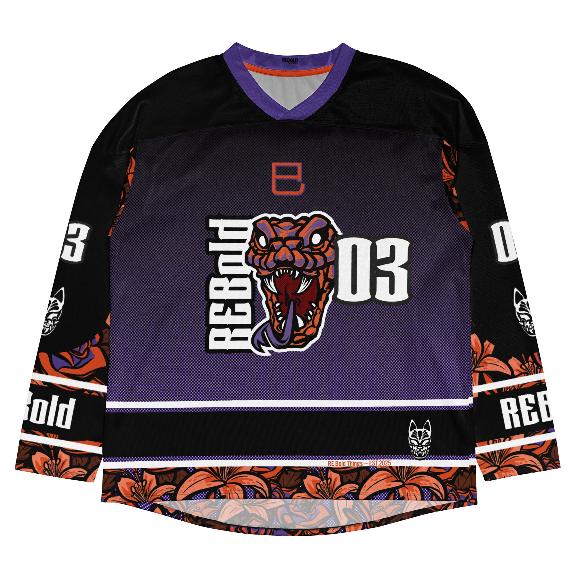 Recycled Hockey Fan Jersey - Venomous Vibes