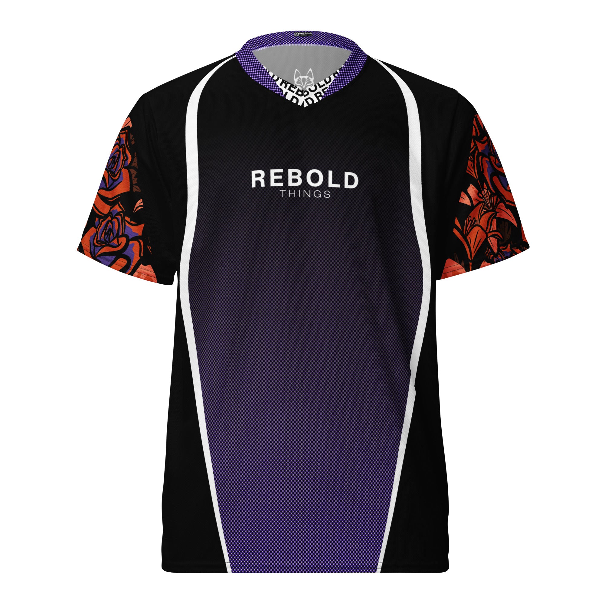 Recycled Sports Jersey - Midnight Bloom Flex