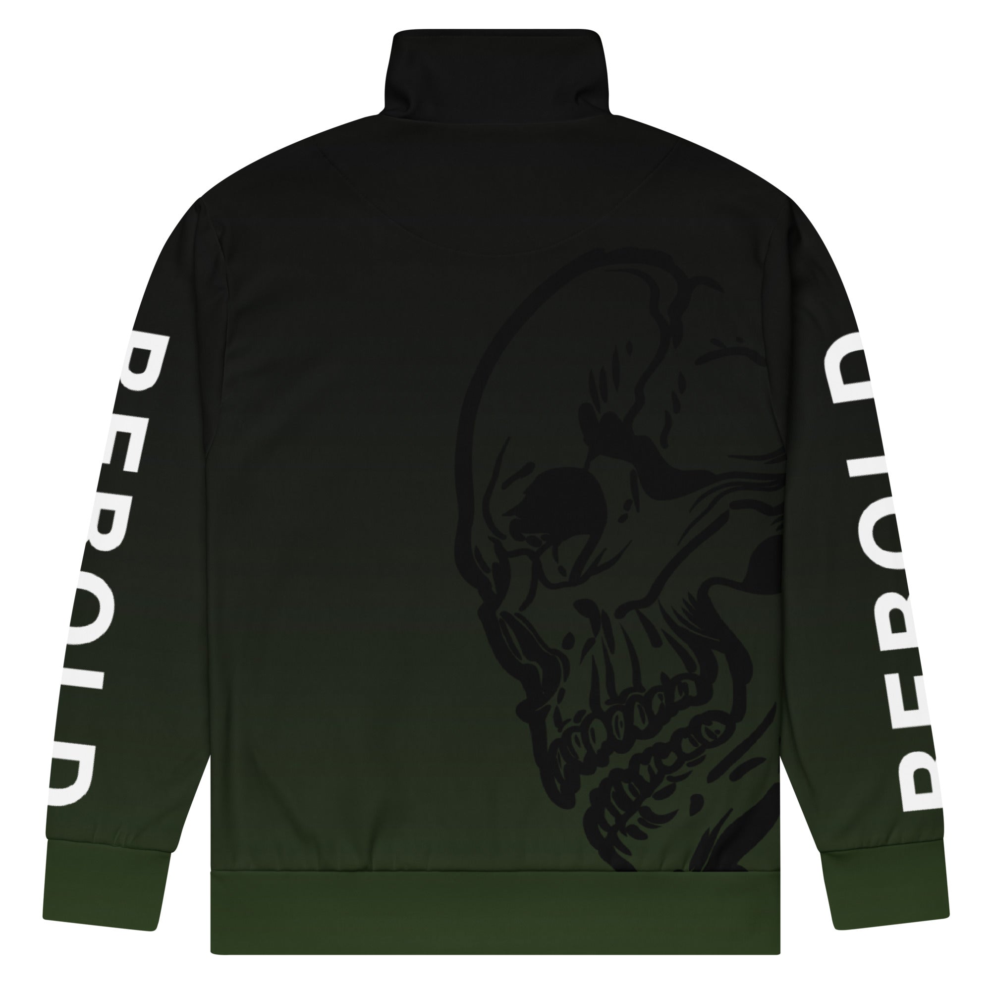 Track Jacket - Skull - Black & Green