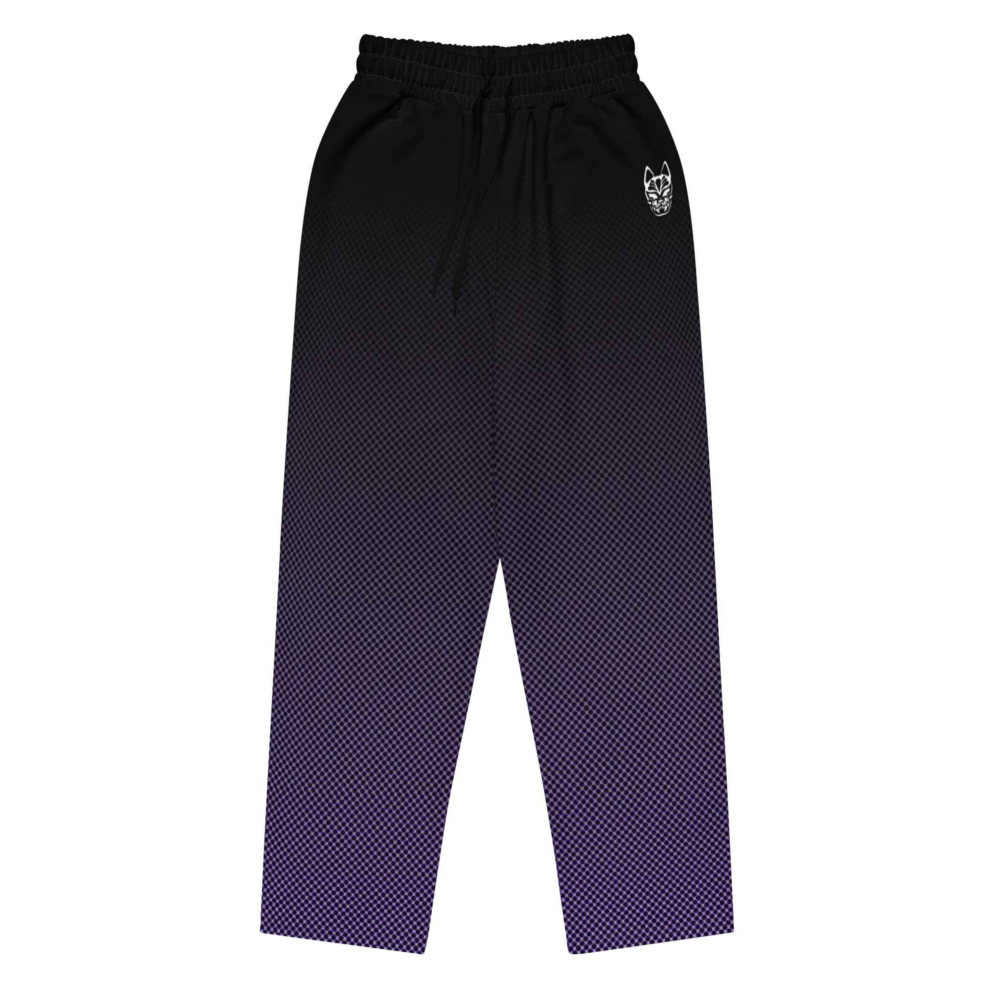 Wide-Leg Joggers - Midnight Bloom Flex