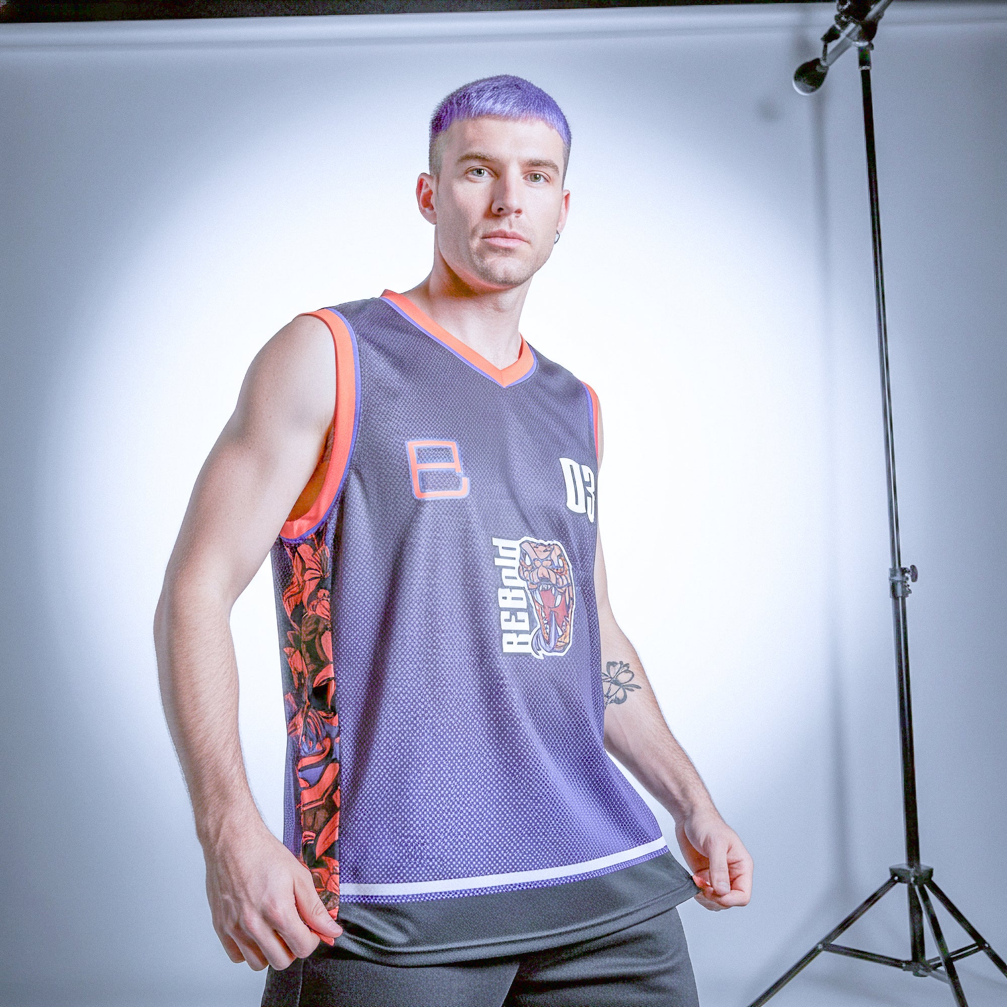 Recycled Basketball Jersey - Venomous Vibes