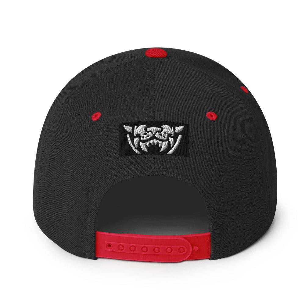 Snapback Hat - Embroidery Tattoo style