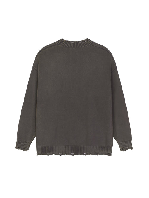 Oversized Washed Sweater - Tiger