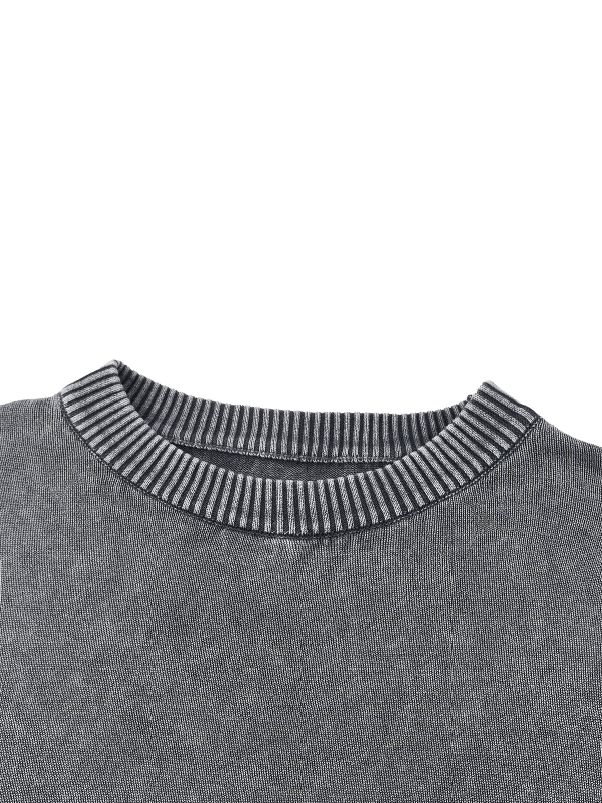 Mineral Wash Oversized Sweater - Tiger