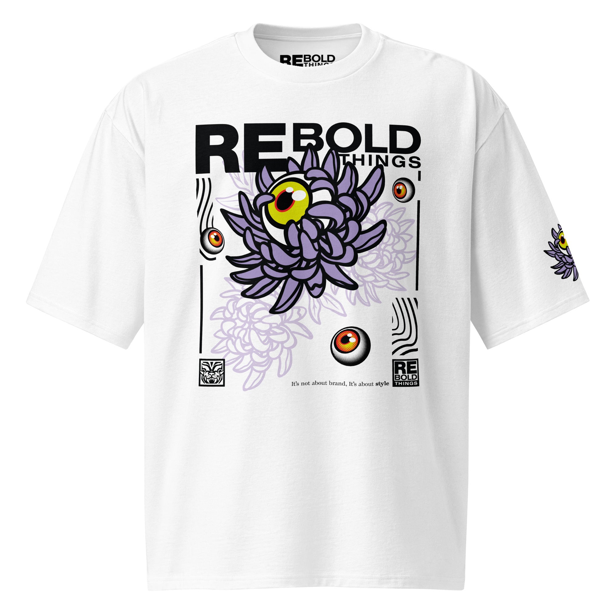 Oversized heavyweight t-shirt - Third Petal Vision
