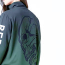 Track Jacket - Skull, Black & Green