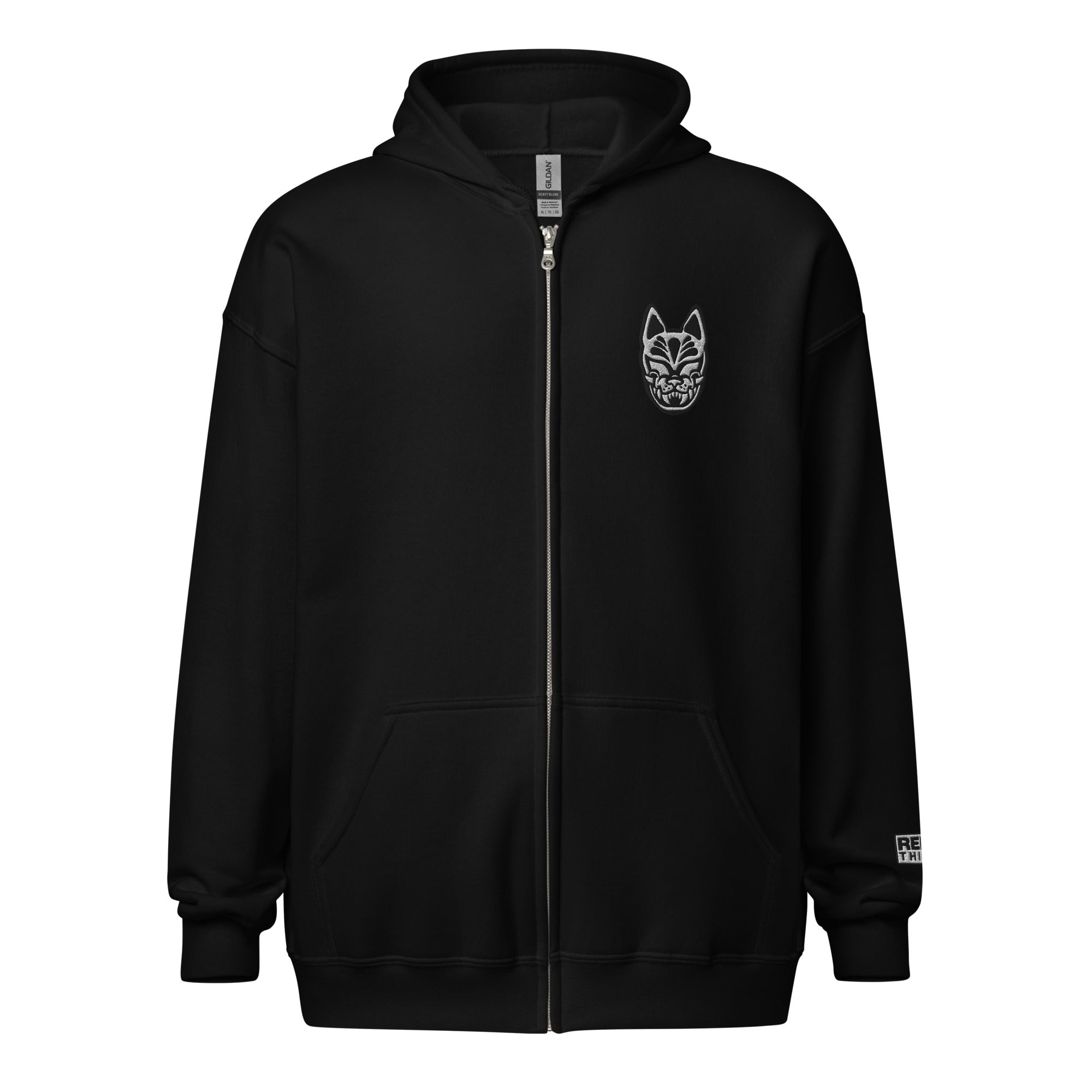 Heavy Blend Zip Hoodie - Embroidered Logo