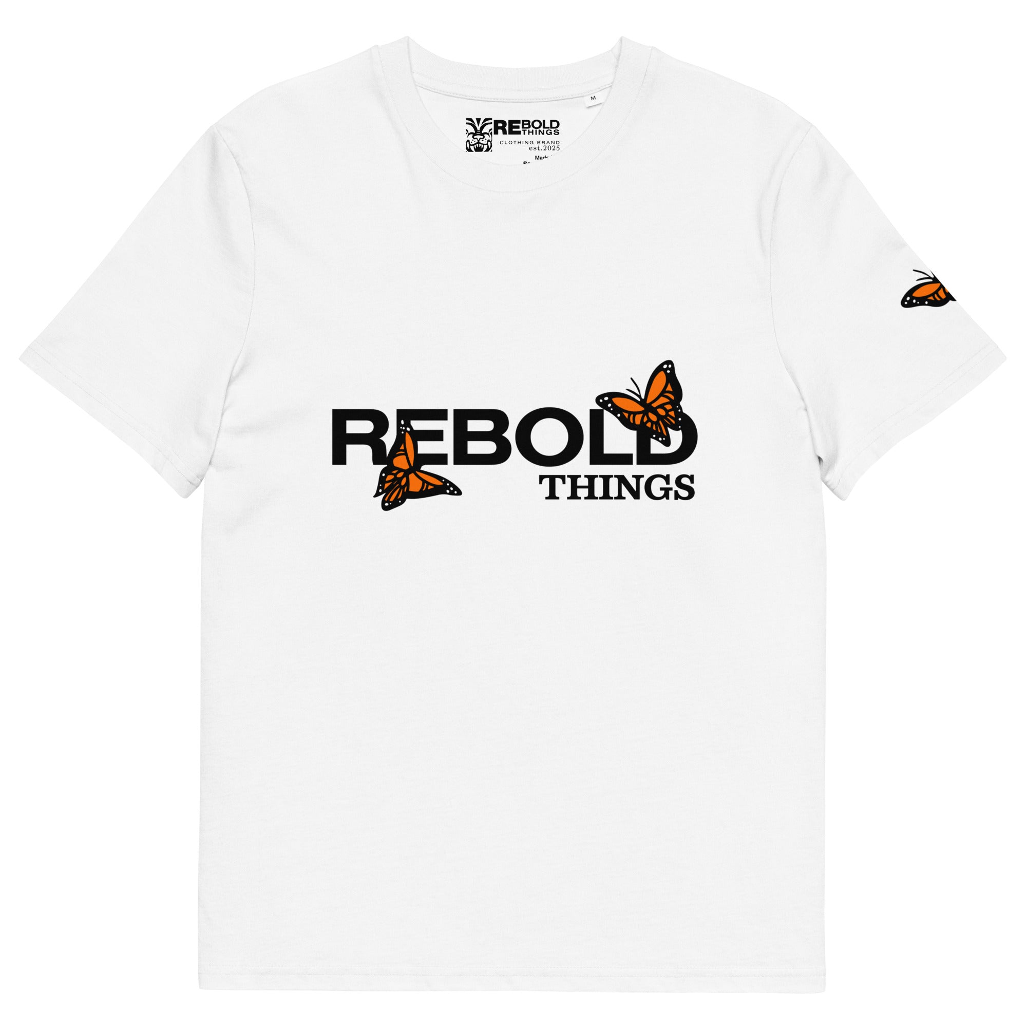Organic Cotton T-shirt - Butterfly vibes - DTF printing